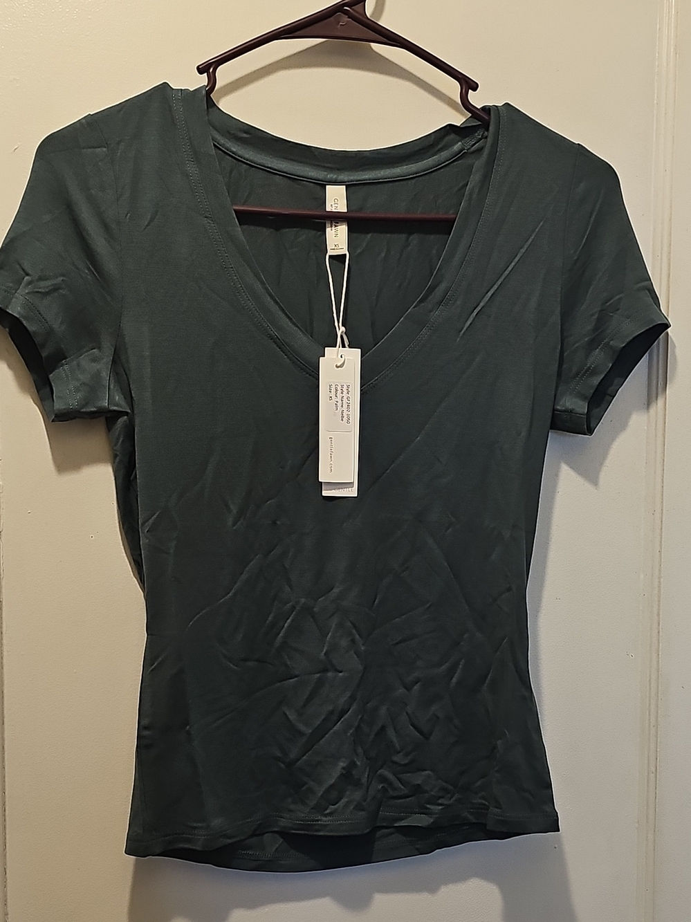 NWT Gentle Fawn Nellie V-Neck Short Sleeve Tee XS